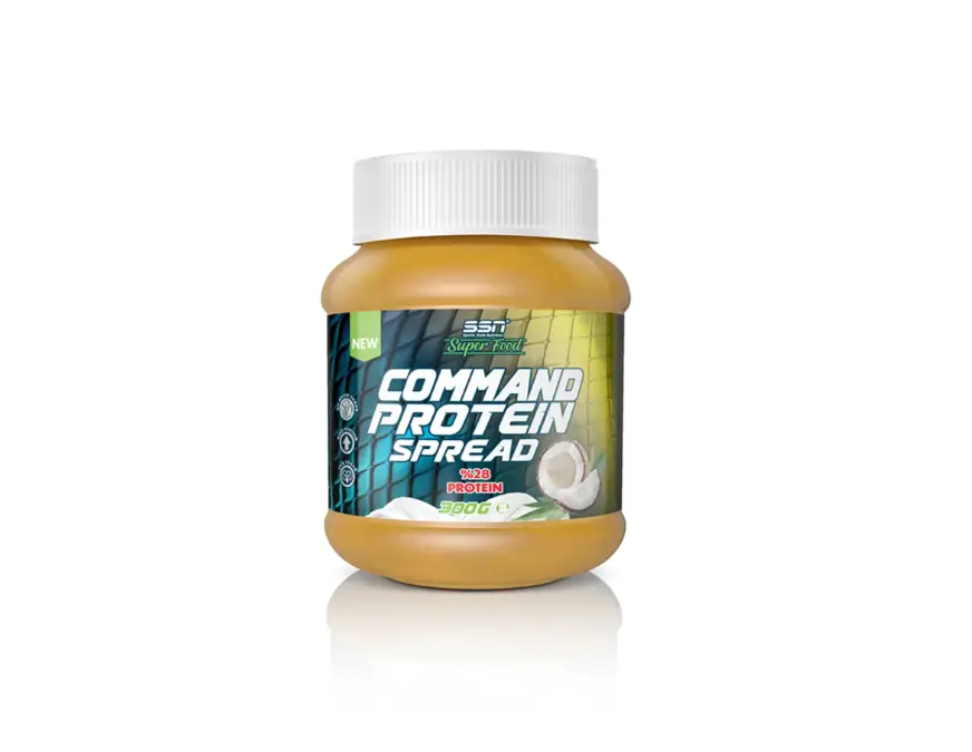 SSN Sports Style Nutrition SuperFood Command Protein Spread 300 Gr - Yüksek Proteinli Krema (Hindistan Cevizli)