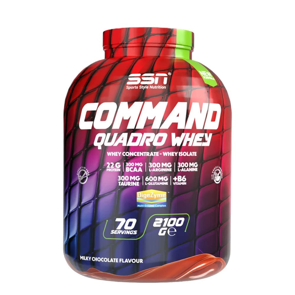 SSN Sports Style Nutrition Command Quadro Whey 2100Gr